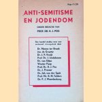 Anti-Semitisme en Jodendom een bundel studies over een actueel vraagstuk door Hendrik Josephus Pos