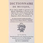 Dictionnaire de musique (Reprint) door J.J.O. de Meude-Monpas