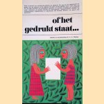 Of het gedrukt staat ... De functie van het gedrukte woord in de ontwikkeling van de communicatiemiddelen door W. A. C. Whitlau