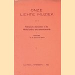 Onze lichte muziek door Commissie-Kunst