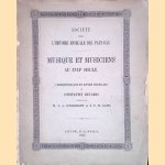 Musique et musiciens au XVIIe si&egrave;cle
W.J.A. Jonckbloet e.a.
&euro;&nbsp;20,00