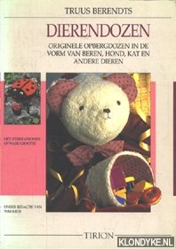 Berendts, Truus - Dierendozen originele opbergdozen in de vorm van beren, hond, kat en andere dieren