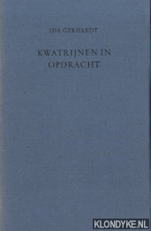 Gerhardt, Ida - Kwatrijnen in opdracht