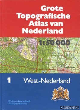 Geudeke, P.W. - e.a. - Grote topografische atlas van Nederland 1:50.000 / 1 West-Nederland