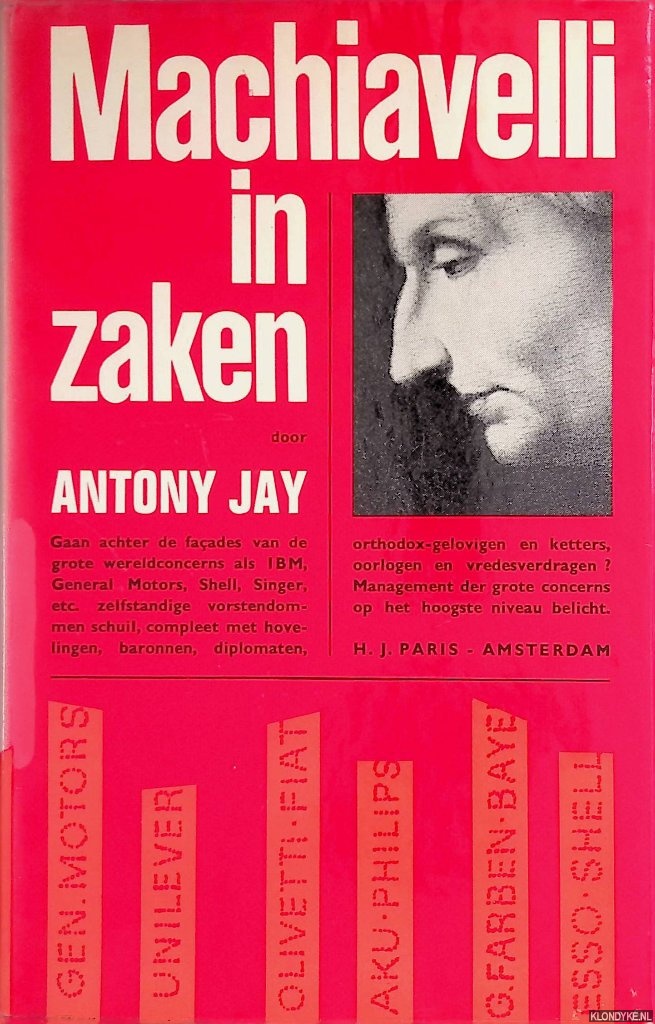 Jay, Antony - Machiavelli in zaken