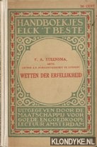 Steensma, F.A. - Wetten der erfelijkheid