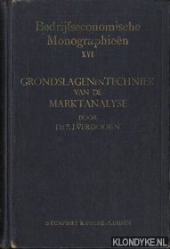 Verdoorn, P.J. - Bedrijfseconomische monographien XVII: De dividendpolitiek