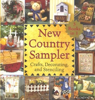 Diverse auteurs - New country sampler: crafts, decorating, and stenciling.