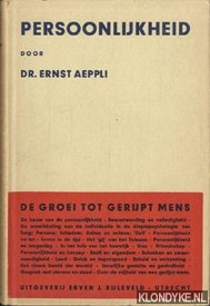 Aepple, Ernst - Persoonlijkheid. De groei tot gerijpt geld