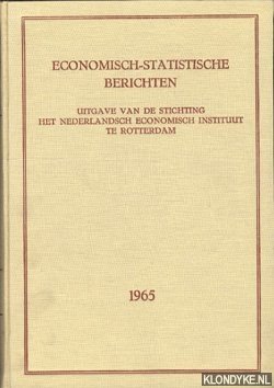 Diverse auteurs - Economisch-Statistische Berichten. Nos 2472-2522 1965