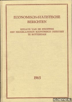 Diverse auteurs - Economisch-Statistische Berichten. Nos 2472-2522 1965