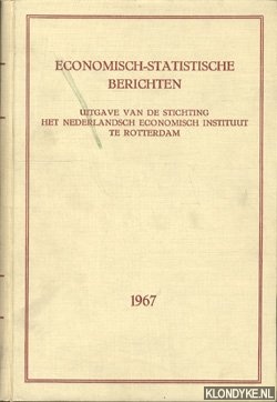 Diverse auteurs - Economisch-Statistische Berichten. Nos 2574-2624 1967
