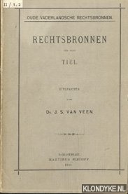 Veen, J.S. van - Rechtsbronnen der stad Tiel