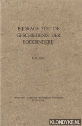 Julio, F.B. - Bijdrage tot de geschiedenis der boekbinderij