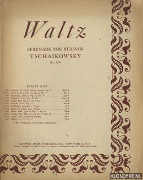 Block, Frederick (arranged by) - Waltz. Serenade for strings. Tschaikowsky No. 3559