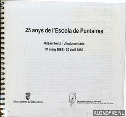 Abello, Roser - 25 anys de l'Escola de Puntaires Museu textil I d'Indumentaria