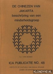 Reenen, G.J. van - De Chinezen van Jakarta. Beschrijving van een minderheidsgroep