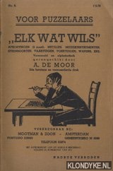 Moor, A. de - Voor puzzelaars. 
