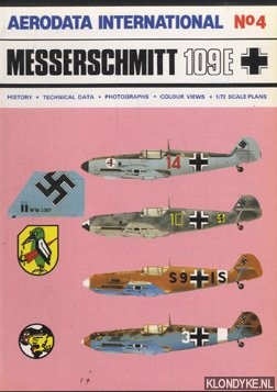 Cooksley, Peter G. & Granger, Alfred (plans and artwork by) - Aerodata International No 4. Messerschmitt 109E. History, technical data, photographs, colour views, 1/72 scale plans