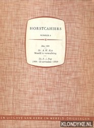Kist, A.W. & F.J. Pop - Horstcahiers