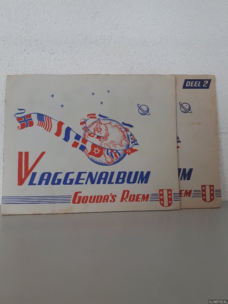 Heirman, R.J.J. (tekst door) & True, Leonard (ontwerpen en tekeningen van de vlaggen door) - Vlaggenalbum van de gehele wereld (2 delen)