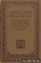 Vondel, Joost van den - Gysbreght van Aemstel d'Ondergang van zijn stad en zijn ballingschap
