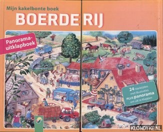 Menzel, Bettina - Mijn kakelbonte boek - Boerderij. Panorama uitklapboek
