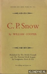 Cooper, William - Writers and their work No. 115: C.P. Snow
