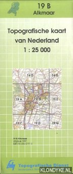 Diverse auteurs - Topografische kaart van Nederland 1:25000: Alkmaar 19-B