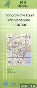 Diverse auteurs - Topografische kaart van Nederland 1:25000: Obdam 19-E