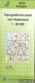 Diverse auteurs - Topografische kaart van Nederland 1:25000: Schagen 14-D