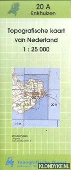Diverse auteurs - Topografische kaart van Nederland 1:25000: Enkhuizen 20-A