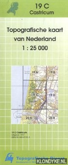 Diverse auteurs - Topografische kaart van Nederland 1:25000: Castricum 19-C