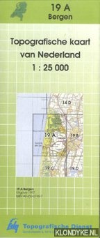 Diverse auteurs - Topografische kaart van Nederland 1:25000: Bergen 19-A