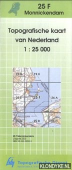 Diverse auteurs - Topografische kaart van Nederland 1:25000: Monnickendam 25-F