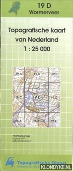 Diverse auteurs - Topografische kaart van Nederland 1:25000: Wormerveer 19-D