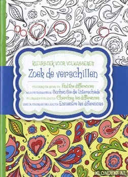 Diverse auteurs - Kleurboek voor volwassenen. Zoek de verschillen.