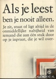 Diverse auteurs - Boekenweek 1975. Als je leest ben je nooit alleen