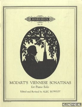 Rowley, Alec - Mozart. Viennese sanatinas for piano solo