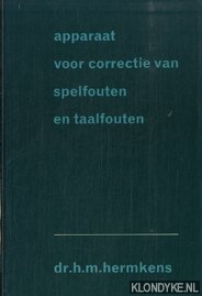 Hermkens. H.M. - Apparaat voor correctie van spelfouten en taalfouten