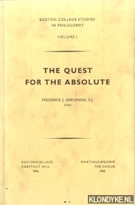 Adelmann, Frederick J - The quest for the absolute