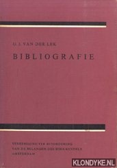 Lek, G.J. van der - Bibliografie