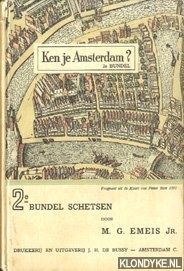 Emeis jr., M.G. - Ken je Amsterdam? 2de bundel
