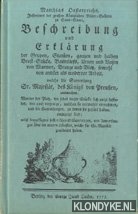Oesterreichs, Matthias - Beschreibung und Erklrung der Grupen, Satatuen, ganzen und halben Brust-Stcke, Basreliefs, Urnen und Vasen von Marmor, Bronze und Bley, sowohl von antiker als moderner Arbeit, welche die Sammlung Sr. Majestt, des Knigs von Preuen, ausmachen