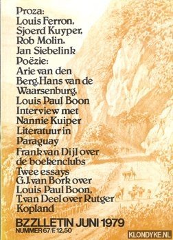 Diverse auteurs - Bzzlletin: literair magazine nr. 67: Proza