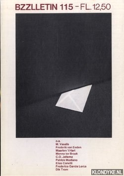 Diverse auteurs - Bzzlletin: literair magazine nr. 115: o.a. M. Vasalis; Frederik van Eeden; Maarten 't Hart; Menno ter Braak . . .