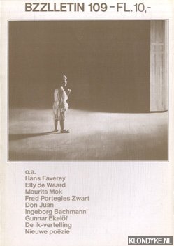 Diverse auteurs - Bzzlletin: literair magazine nr. 109: o.a. Hans Faverey; Elly de Waard; Maurits Kok; Fred Portegies Zwart . . .