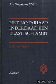 Velten, A.A. van - Het notariaat: inderdaad een elastisch ambt
