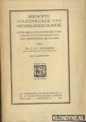 Quanjer, Ph.C.A.J. - Beknopte Volkenkunde Van Nederlandsch-Indi. Over Geboorte, Huwelijk, Overlijden En Godsdiensten Der Inheemsche Bevolking.