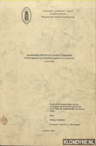 Bossier, Philiep - La commedia dell'arte nel secondo Cinquecento. Alcuni aspetti di un sottosistema attorico in evoluzione (1545-1590)